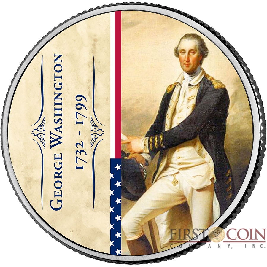 USA 285th BIRTHDAY OF GEORGE WASHINGTON 1st PRESIDENT OF USA